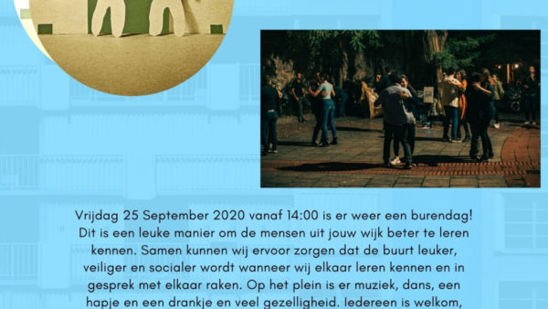 Burendag vrijdag 25 september