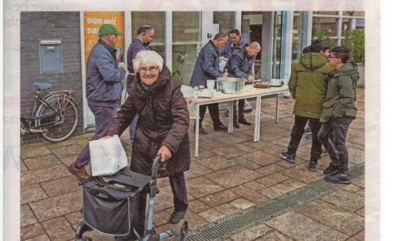 Smulpartij op het Da Vinci plein