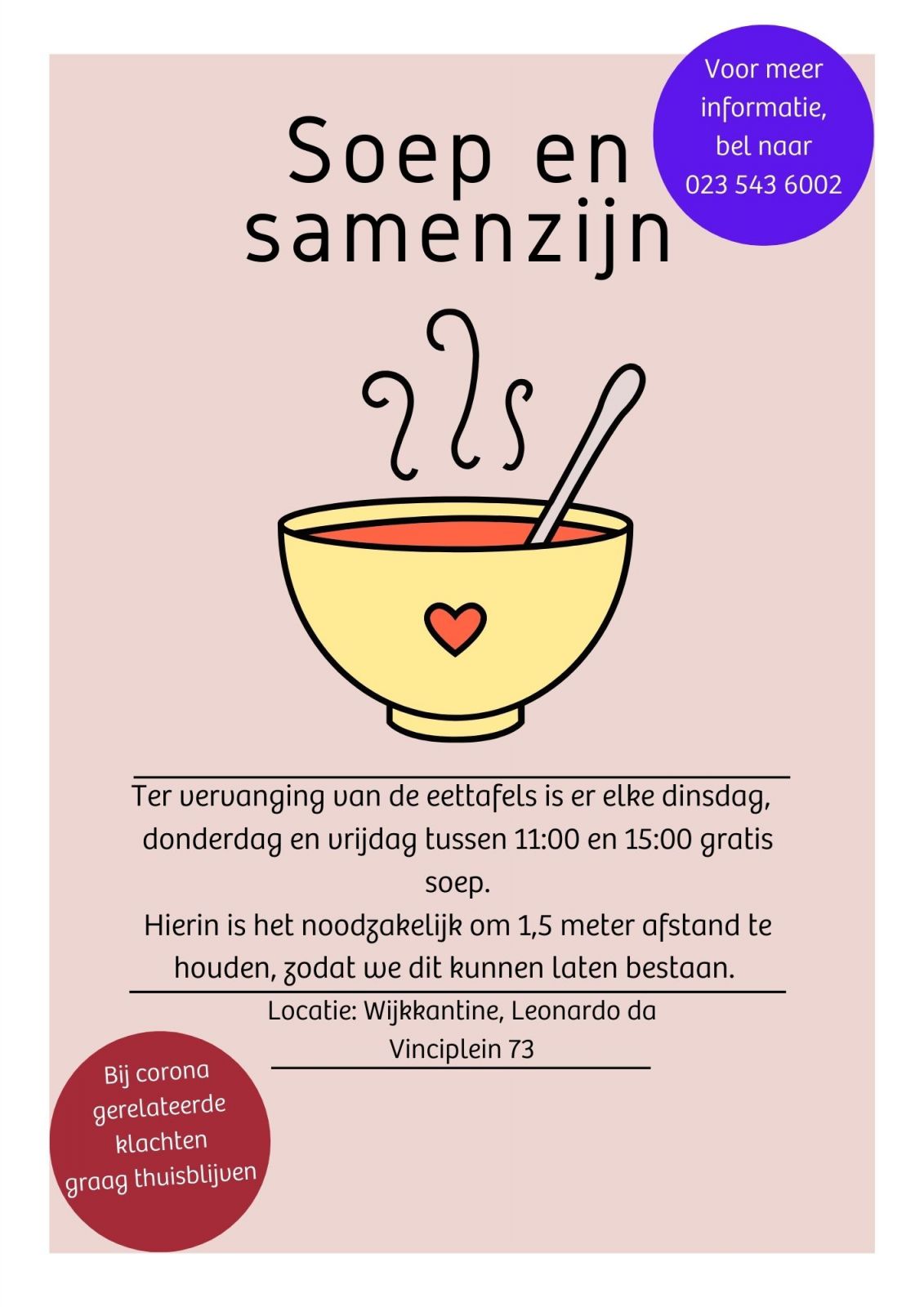 Soep & Samenzijn, Zien we je ook?