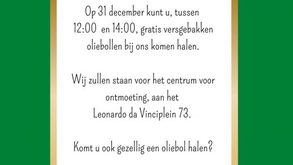 Iemand een oliebol?