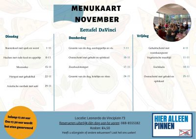 Maand 11 alweer....Kom lekker eten!