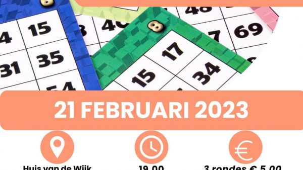 Valse bingo is wel een liedje zingen, goed opletten dus! Tot de 21ste.