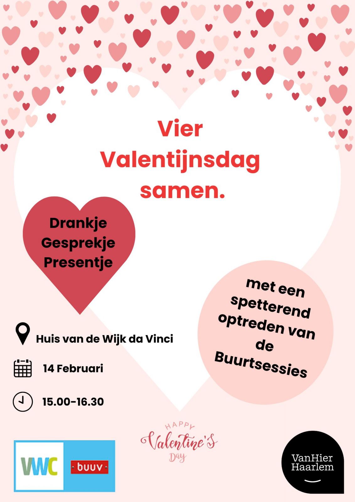 Vier Valentijnsdag samen.