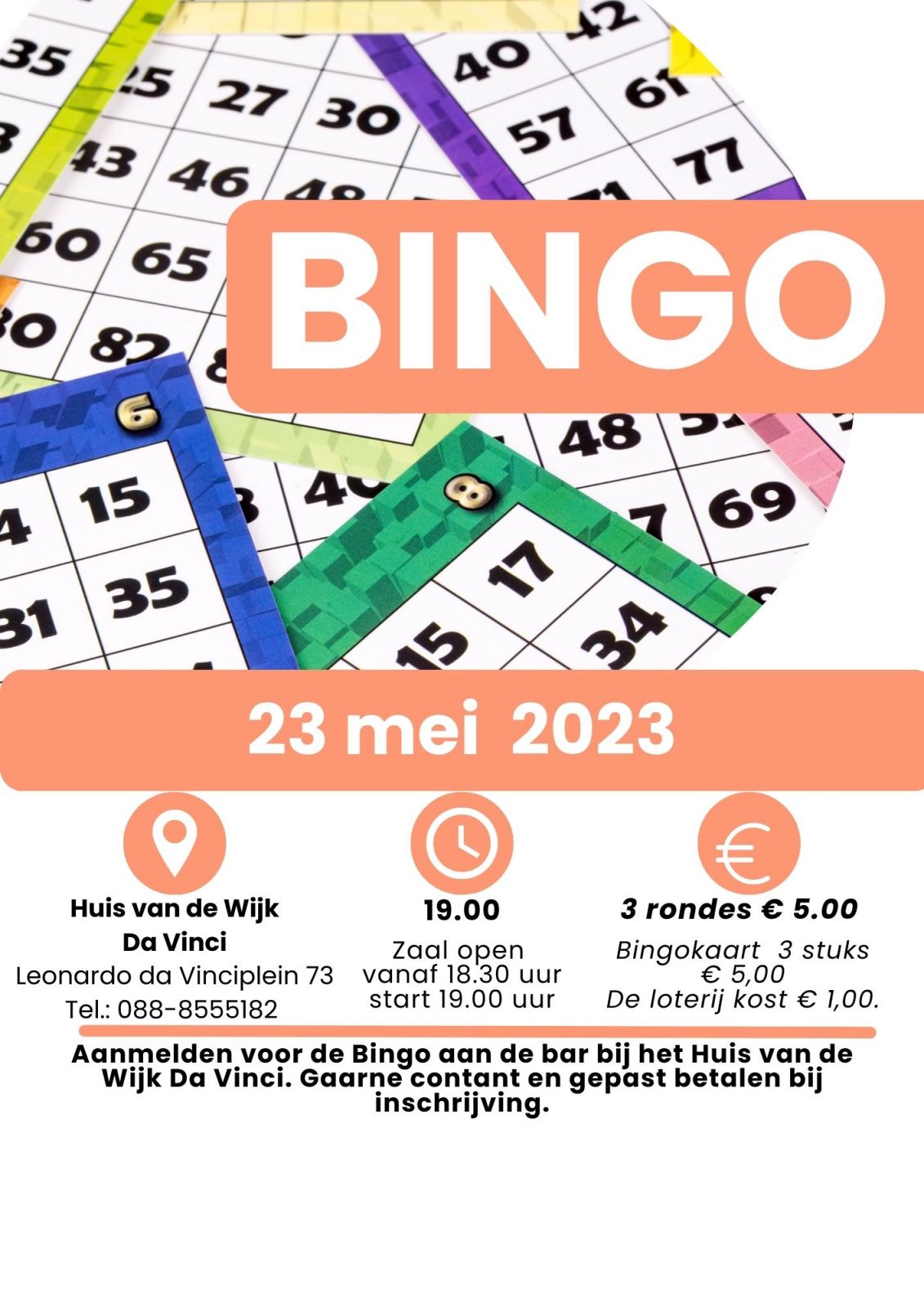 BINGO!!! 23 mei.