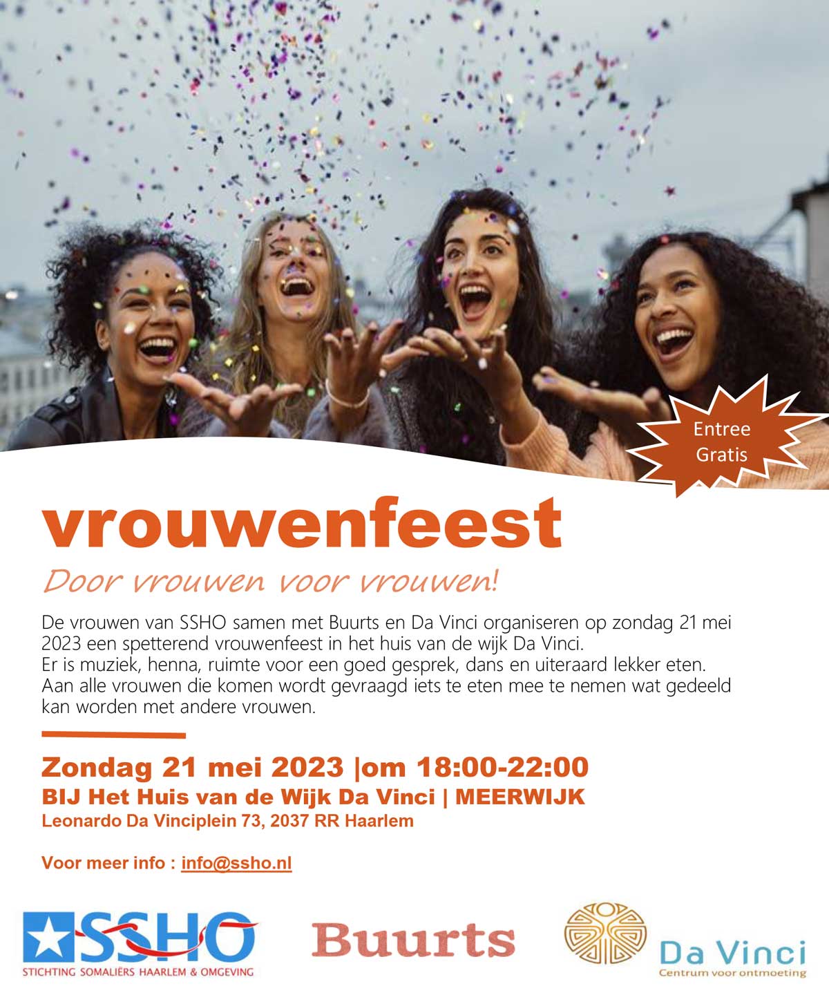 Vrouwenfeest in da VInci