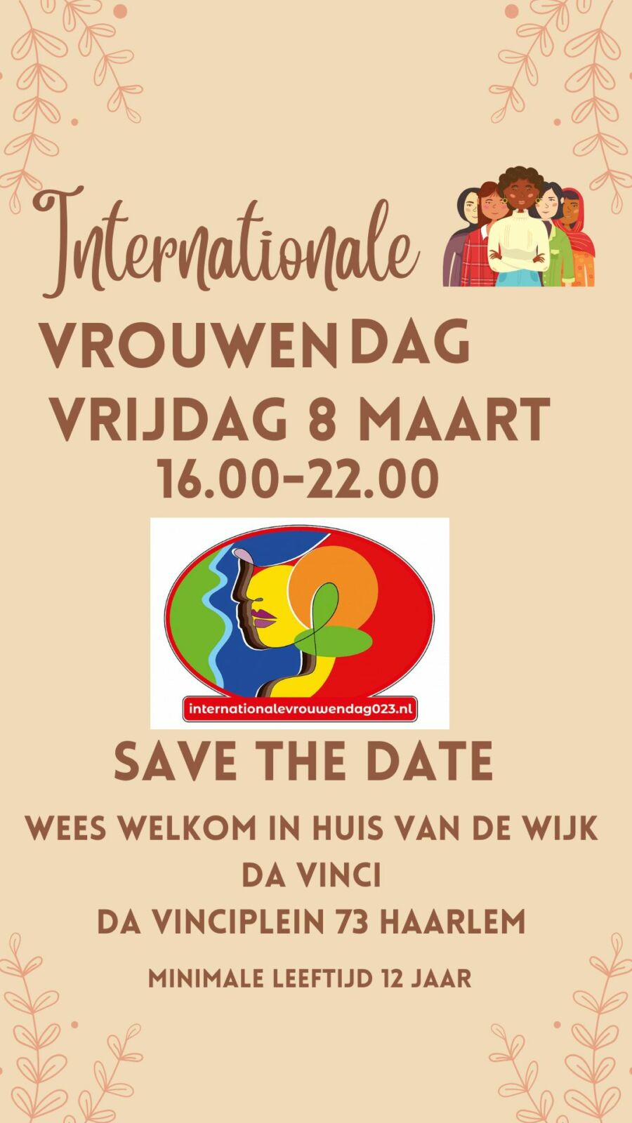 SAVE THE DATE: Internationale Vrouwendag