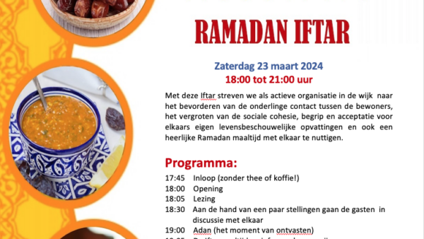 23 Maart een mooie Iftar!