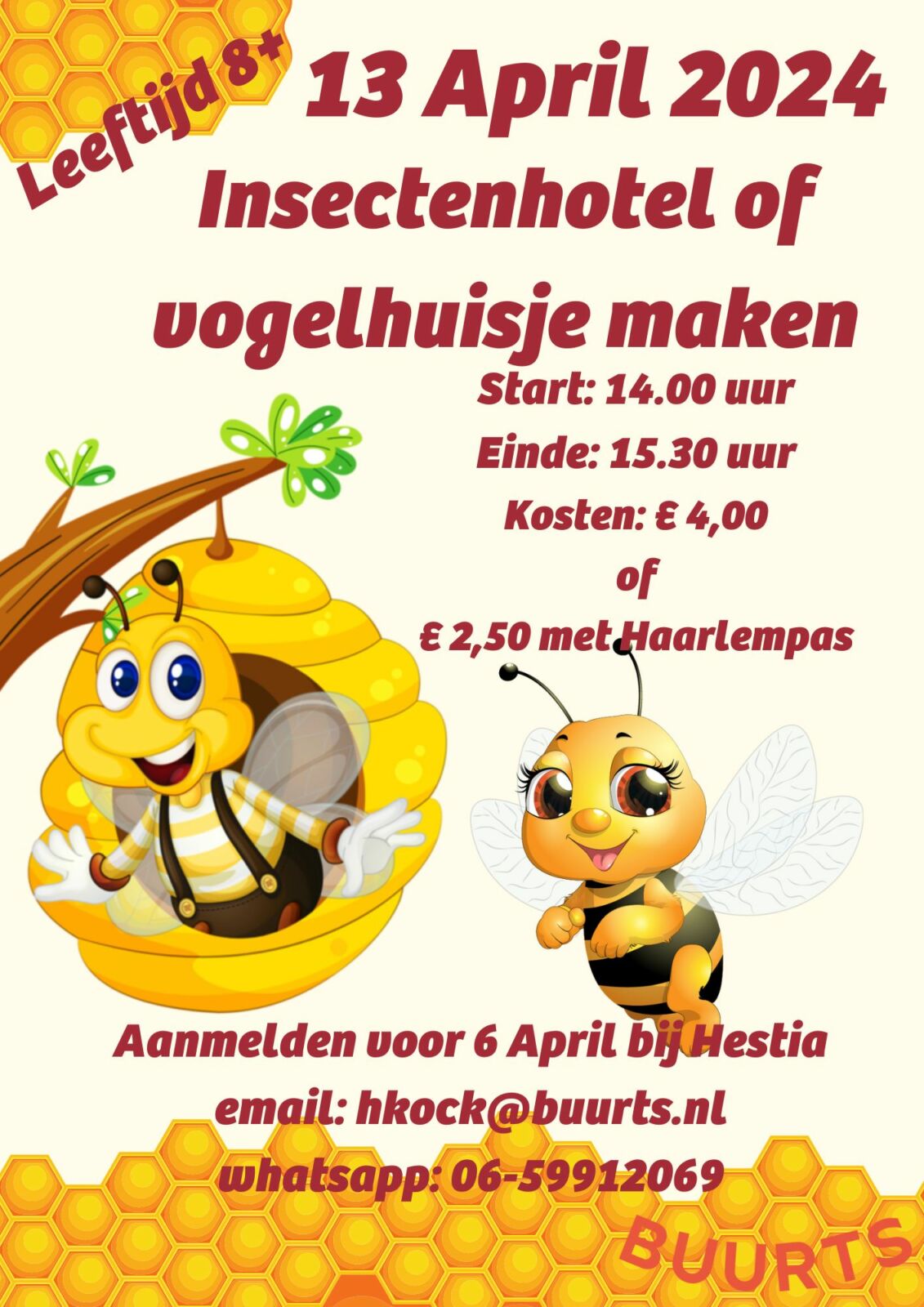 Insectenhotels maken in da Vinci