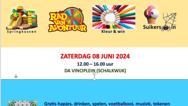 Kinderfeest in en rond da Vinci!